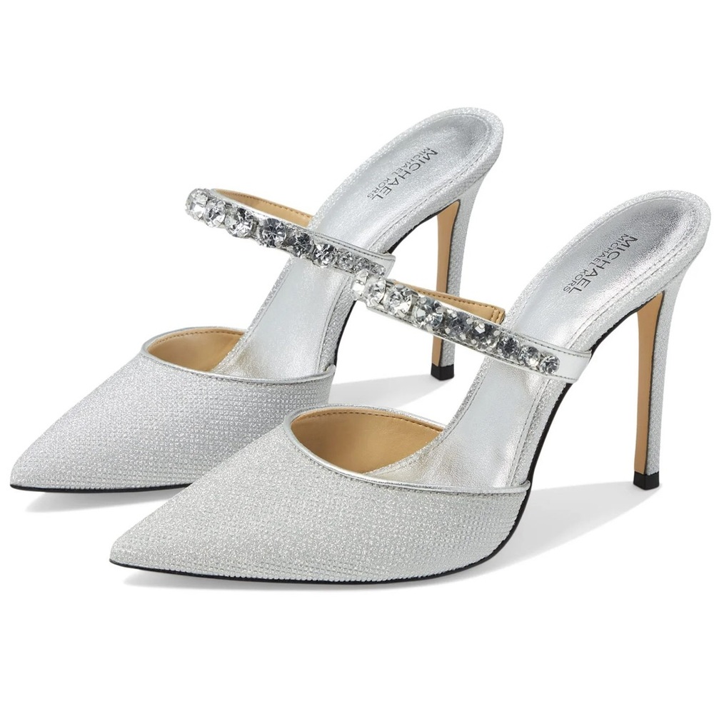 MICHAEL Michael Kors Silver Heels
